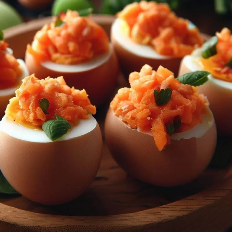 Jajka faszerowane łososiem: wyjątkowa rozkosz kulinarnej sztuki