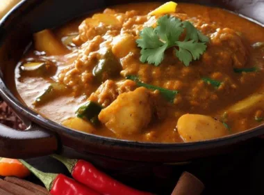 Przepis na kurczak curry z warzywami i ryżem