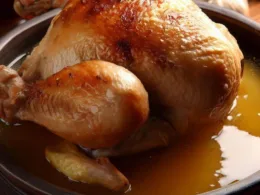 Rosół z pieczonego kurczaka - tradycyjny smak i aromatyczny rosół